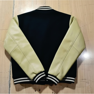 Veste de baseball décontractée d'hiver pour homme de qualité supérieure, sur mesure, 100% coton, broderie sur le devant, respirante, surdimensionnée - Product Image 2