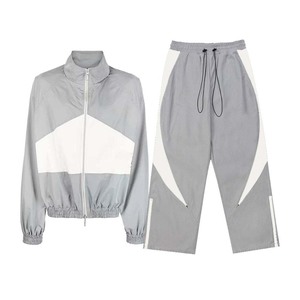 Nouveau style de survêtement d'été personnalisé Street Wear sweat-shirt brodé coupe-vent 100% survêtements en nylon - Product Image 3