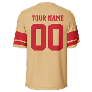 Uniforme de Fútbol Americano Personalizado, Fabricante OEM, Proveedor al por Mayor, Ropa Deportiva de Equipo, Camiseta y Pantalones Disponibles con Impresión de Logotipo o Bordado - Product Image 2