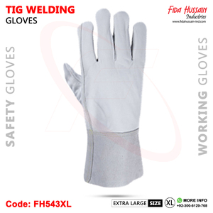 2025 entièrement personnalisé cuir de chèvre résistant à la chaleur Keystone pouce style Tig soudage sécurité gants non doublés - Product Image 3