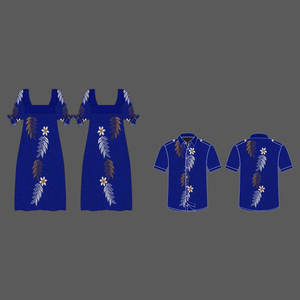 Custom Polynesian <b>Tribal</b> Printed Elegant Short Sleeve Square Collar Micronesian Mumu <b>Dress</b> Vintage Plus Size Loose Fit <b>Dress</b> - Product Image 1