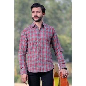 Camisa Casual de Algodón para Hombre Unze London, Modelo WILLY a Cuadros, Manga Larga, Tela Popelina, Tallas XL a 6XL, 100% Algodón, Suministro ODM - Product Image 3
