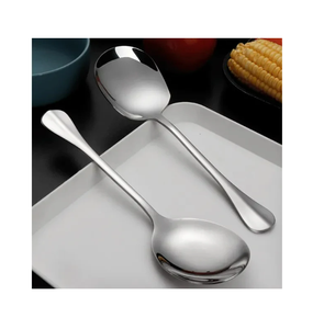 Cuillère de service en acier inoxydable pour décoration de mariage couverts de dîner ensembles de couverts dernière conception vente à chaud - Product Image 1