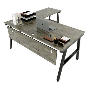 AConcept Industrial-Style Heavy-Duty L-Shaped Metal <b>Desk</b> Legs Assembly Required for Table <b>Desk</b> Hospital Kitchen (HCAC020) - Product Image 2