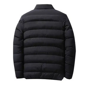 Dernière veste matelassée imprimée OEM personnalisée pour hommes veste d'hiver avec logo personnalisé pour hommes avec poche veste matelassée à bulles pour hommes - Product Image 5