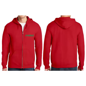 Sweat à capuche zippé unisexe oversize 600 500 400 g/m² pour sweats à capuche zippés en coton épais personnalisé molletonné/éponge française - Product Image 1