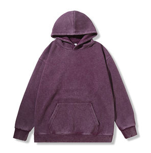 Trending Men's Hoodies Street Fashion Basic Hooded Plus Fleece Sudaderas con capucha para hombre - Product Image 5