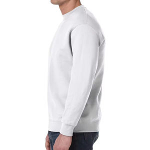 100% coton respirant surdimensionné Streetwear sweat hommes col rond goutte épaule plaine principal sweats à capuche sweat à capuche - Product Image 4