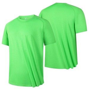 Camiseta para hombre, venta de verano para hombre, 205GSM, 100% de algodón, camiseta informal de gran tamaño con cuello redondo, pantalla Unisex de Color sólido - Product Image 4