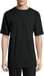 Hanes เสื้อยืดผู้ชาย beefy-T, เสื้อยืดผ้าฝ้ายเฮฟวี่เวท1หรือ2แพ็คใหญ่ & สูง - Product Image 2