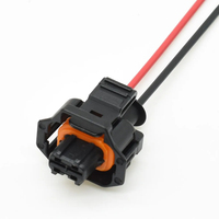 Para Bosch, enchufe de inyector Common Rail de combustible diésel automático de 2 pines, enchufe de Sensor de cigüeñal de coche 1928403698/1928404226 para hombre/mujer