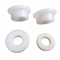 Douille à bride en nylon PTFE, palier à manchon en plastique, pièces de machines industrielles
