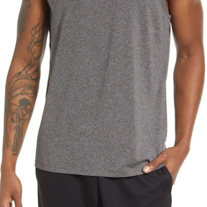 Singlet de fitness Musculation Entraînement Gym Veste pour hommes Nouveau design Coton Confortable Sans manches Débardeur pour hommes - Product Image 6