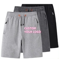 Vente en gros de shorts de sport pour hommes 100% coton shorts chauds taille élastique taille moyenne avec service OEM shorts de gymnastique décontractés