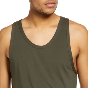 Conception professionnelle hommes séchage rapide Gym Fitness débardeurs blanc couleur unie Stringer hommes T-Shirts avec manches - Product Image 5