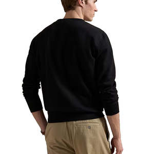 Sudaderas de Forro Polar con Cuello Redondo para Hombre, Otoño, Lisas, Teñidas, Transpirables, Cómodas, Elegantes, con Logotipo Personalizado Disponible, Todos los Colores, 180g - Product Image 3