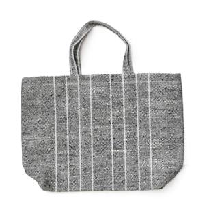 Sac à provisions en jute écologique avec rayure blanche de couleur noire, rayure de couleur bleue verte exportation directe du Bangladesh Factory - Product Image 3