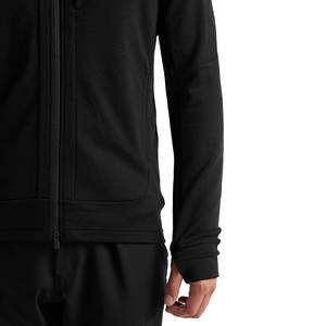 Hoodie court zippé à col roulé pour femme, personnalisé, 600 g/m², 100 % coton, anti-plis, respirant, avec manches tombantes - Product Image 3