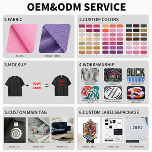 <b>Men's</b> 230GSM <b>Heavyweight</b> Cotton <b>T</b>-<b>Shirt</b> Slim Fit Drop Shoulder Streetwear Tee with Customizable Logo Premium Neck - Product Image 5