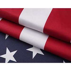 Drapeau américain USA TOP FLAGSINC, 2x3 pieds, double face, résistant aux intempéries, pour extérieur, avec 2 œillets en laiton - Product Image 3
