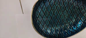 Frutero de metal con forma de piña de aluminio, soporte de fruta esmaltado artesanal - Product Image 2