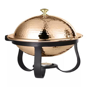 Chaffing จาน/จานชาเฟิง,จานสำหรับจัดเลี้ยง/จานชาเฟิงพร้อมฝาแก้วชามจานสำหรับเสิร์ฟอาหารและบริการ - Product Image 5