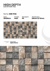 Piastrelle in Porcellana 300x600mm <span class=keywords><strong>per</strong></span> Rivestimento Esterno - Product Image 5