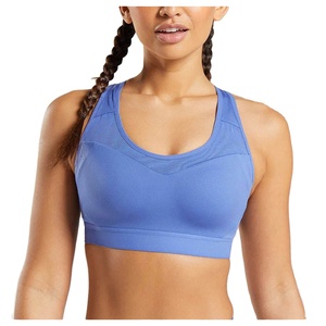 Sujetador deportivo push-up de belleza de tela cómoda sin costuras para mujer de talla grande con logotipo frontal lavado-Técnicas - Product Image 1
