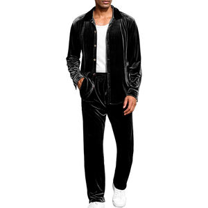 Survêtement en velours confortable pour hommes pour l'hiver Respirant et dernier design Matériau de meilleure qualité au prix - Product Image 4