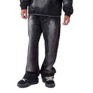 Chándal de lavado ácido para hombre de nuevo diseño, chándal de lavado ácido sostenible antiarrugas de alta calidad - Product Image 5