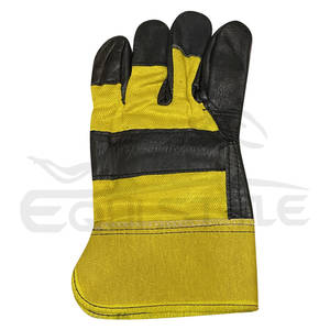 ถุงมือหนังสำหรับใช้งานในอุตสาหกรรมถุงมือทำงานหนังป้องกันการลื่นหน้าจอสัมผัสคุณสมบัติป้องกันความร้อน - Product Image 3