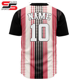 2025 Hot Selling High Quality Custom Jersey Baseball Softball Wear Sports Shirts <b>Stitch</b> Sublimated Sublimation Baseball Jersey - Product Image 2