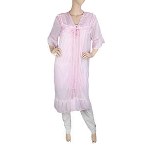 Ensemble de 2 chemises de nuit pour femmes - Rose thé - Product Image 2