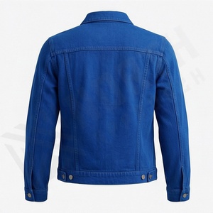 Veste en jean pour femme au style unique, coupe-vent, en coton, tendance, décontractée, vêtement d'extérieur, couleur personnalisée - Product Image 2