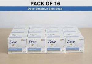 Savon Dove pour peaux sensibles = 16 barres de 90g UNIQUEMENT avec LIVRAISON GRATUITE - Product Image 4