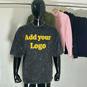 T-shirt surdimensionné de haute qualité personnalisé, poids lourd, 280 g/m², 100 % coton, tissu tricoté, t-shirt surdimensionné - Product Image 1