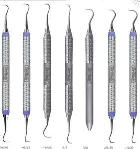 Instruments chirurgicaux dentaires japonais Gracey Hu_Friedy en acier inoxydable, curettes, scalers, limes, ciseaux, faucilles pour racines - Product Image 5