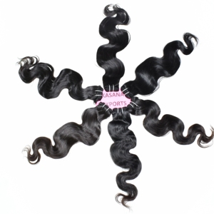Indien Remy vague profonde 100% Extensions alignées sur les cuticules couleur naturelle fabricants droits en gros chimique traité indien - Product Image 3