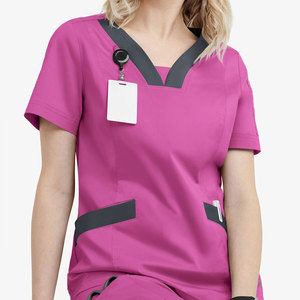 Ensembles d'uniformes médicaux en toile grande taille les plus vendus, lavables, respirants, confortables, unisexes, pour infirmières et salles d'opération - Product Image 4