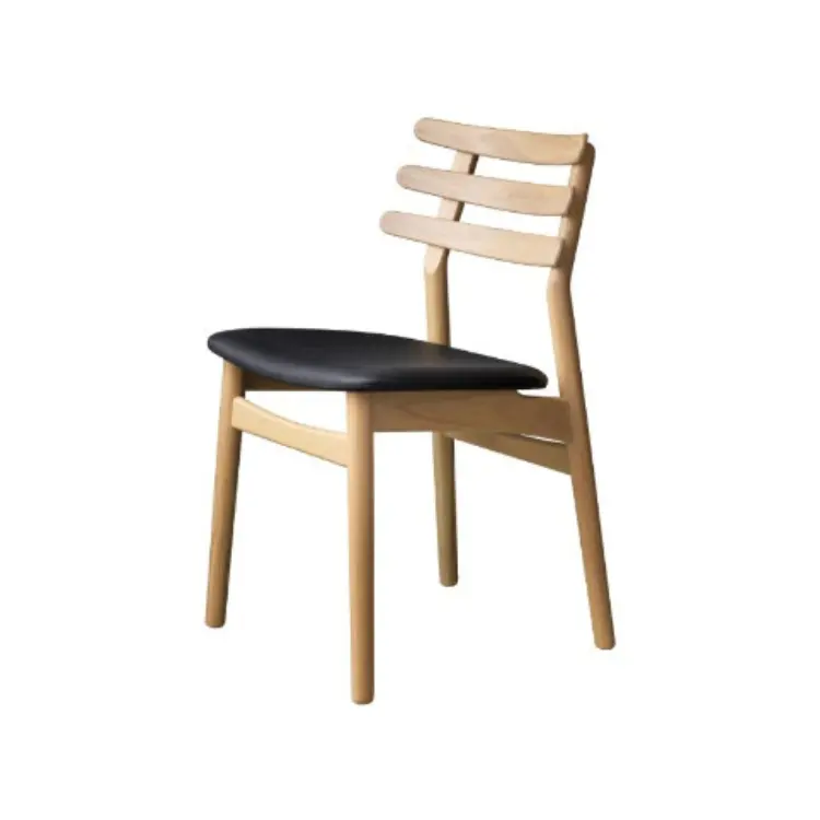 Cadeira de jantar moderna de madeira elegante para restaurantes, café, cadeiras de madeira, cinza, carvalho, borracha, nogueira, amostra grátis