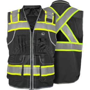 Tela de malla reflectante transpirable funcional 100% fibra de poliéster chaleco de seguridad reflectante duradero alto brillo noche al aire libre - Product Image 1