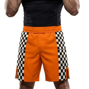 Short de MMA personnalisé de qualité supérieure, imprimé par sublimation, pour hommes, short de MMA pour hommes, 100% polyester, matériau durable et écologique - Product Image 4