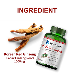 Thé de Ginseng coréen de haute qualité soutien immunitaire naturel clarté mentale bien-être Capsules supplément à base de plantes racine dans une bouteille - Product Image 4