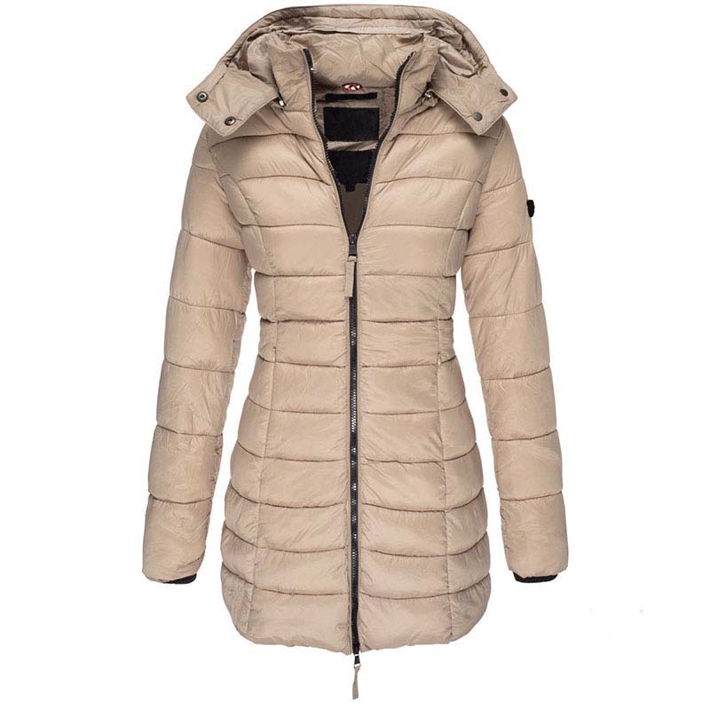 Women's Quilted Puffer Long Coat