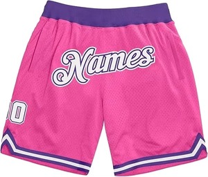 Hot Selling <b>Men's</b> 100% Polyester Embroidered Quick Dry Sports <b>Shorts</b> Mesh Solid Breathable Casual <b>Knee</b> <b>Length</b> Drawstring Closure - Product Image 4