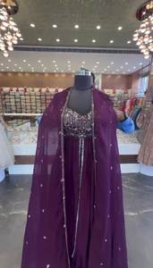 Conjunto de Lehenga Koti Dupatta de Alta Calidad D FASHION GURU con Bordado Intenso para Novia/Fiesta, Ropa Étnica de Secado Rápido a Buen Precio - Product Image 6