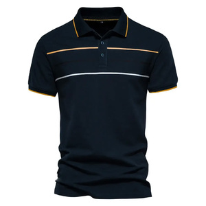 Polo confortable de couleur unie de meilleure qualité pour adultes, polos d'été pour hommes de grande taille - Product Image 3