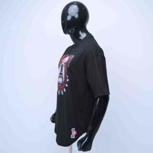 T-shirt de musculation tendance pour homme, en coton 100% respirant, écologique, à manches courtes, surdimensionné, en gros - Product Image 3