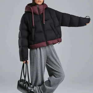 Chaquetas acolchadas sólidas de Invierno para mujer hechas a medida con cierre de cremallera de calor grueso transpirable chaquetas acolchadas con diseño de logotipo para mujer - Product Image 5