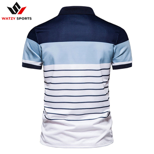 เสื้อโปโลคอปกผ้าคอตตอนของผู้ชาย,เสื้อโปโลพิมพ์โลโก้ตามสั่งสีแดงและสีดำ - Product Image 6
